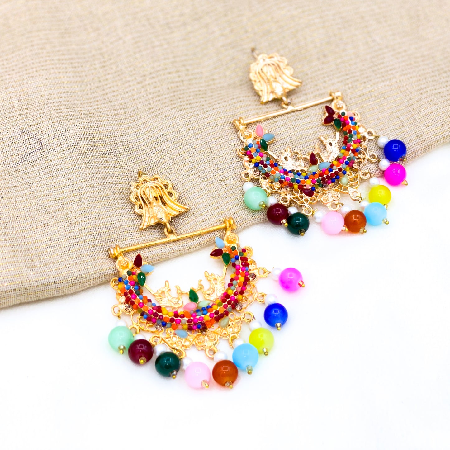 Peacock Earrings