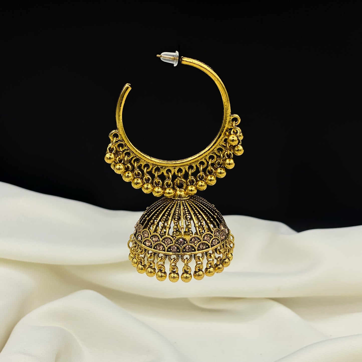 Nagina Jhumki Bali - Golden