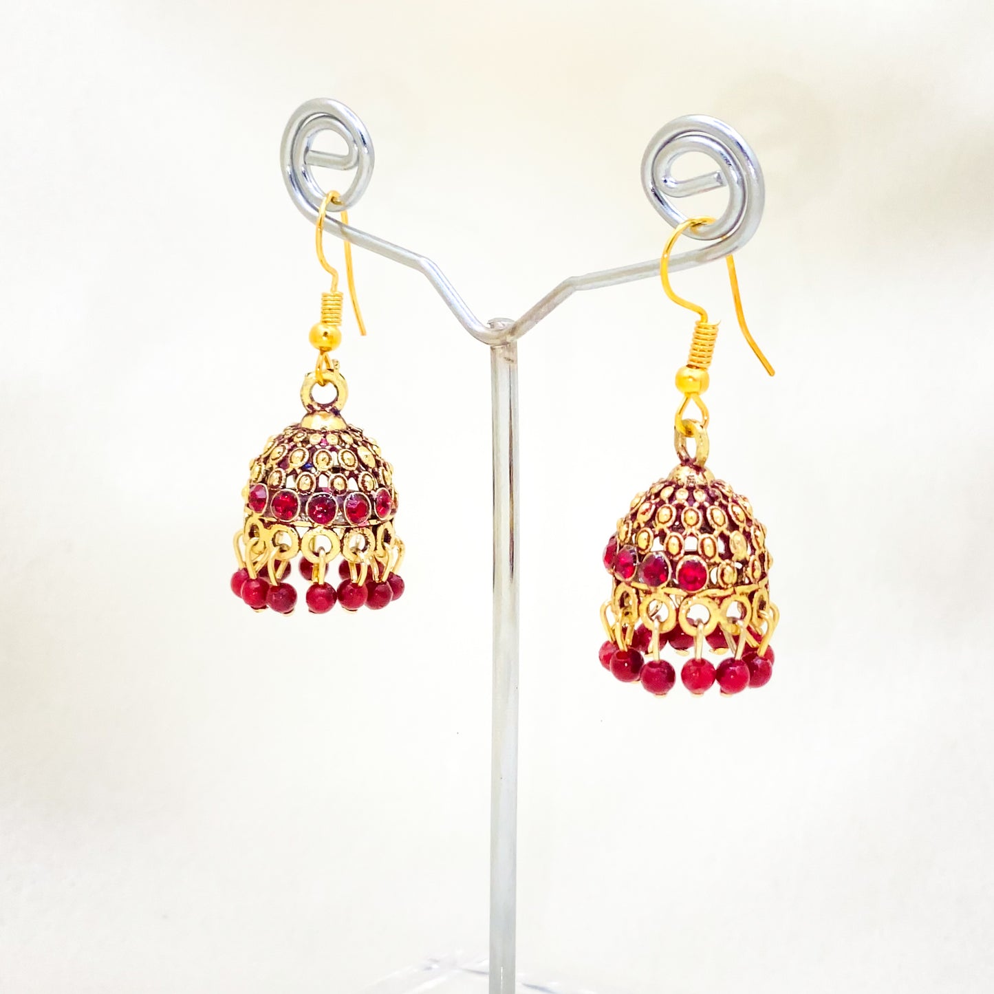Maroon Nagina Jhumki