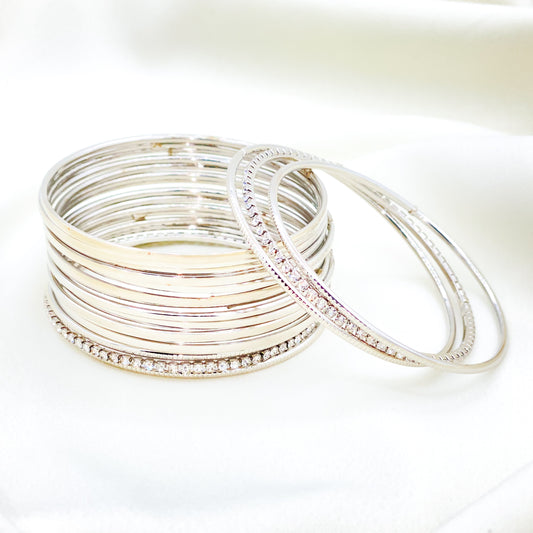 Silver Nagina Bangles