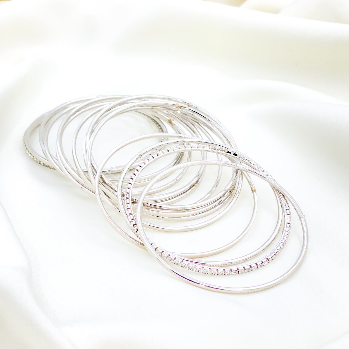 Silver Nagina Bangles