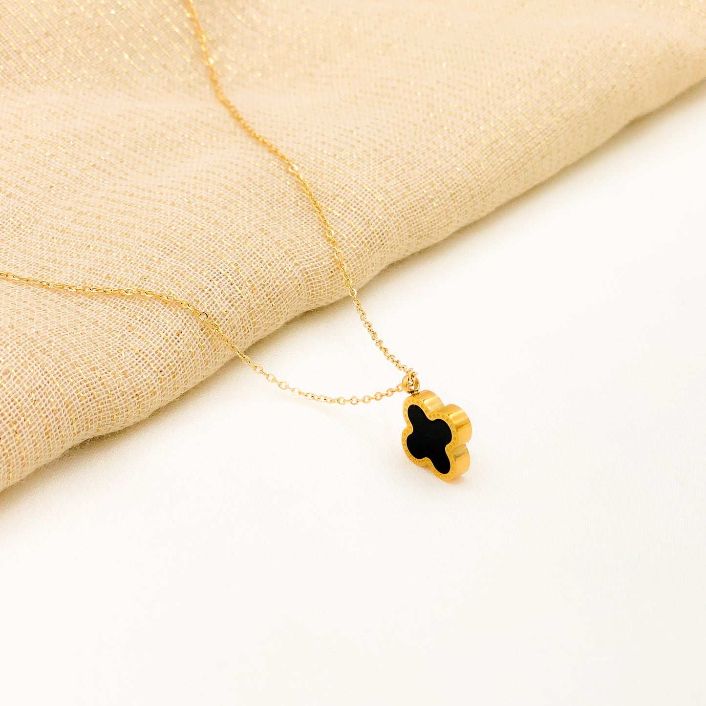 Four Leaf Clover Set - Black