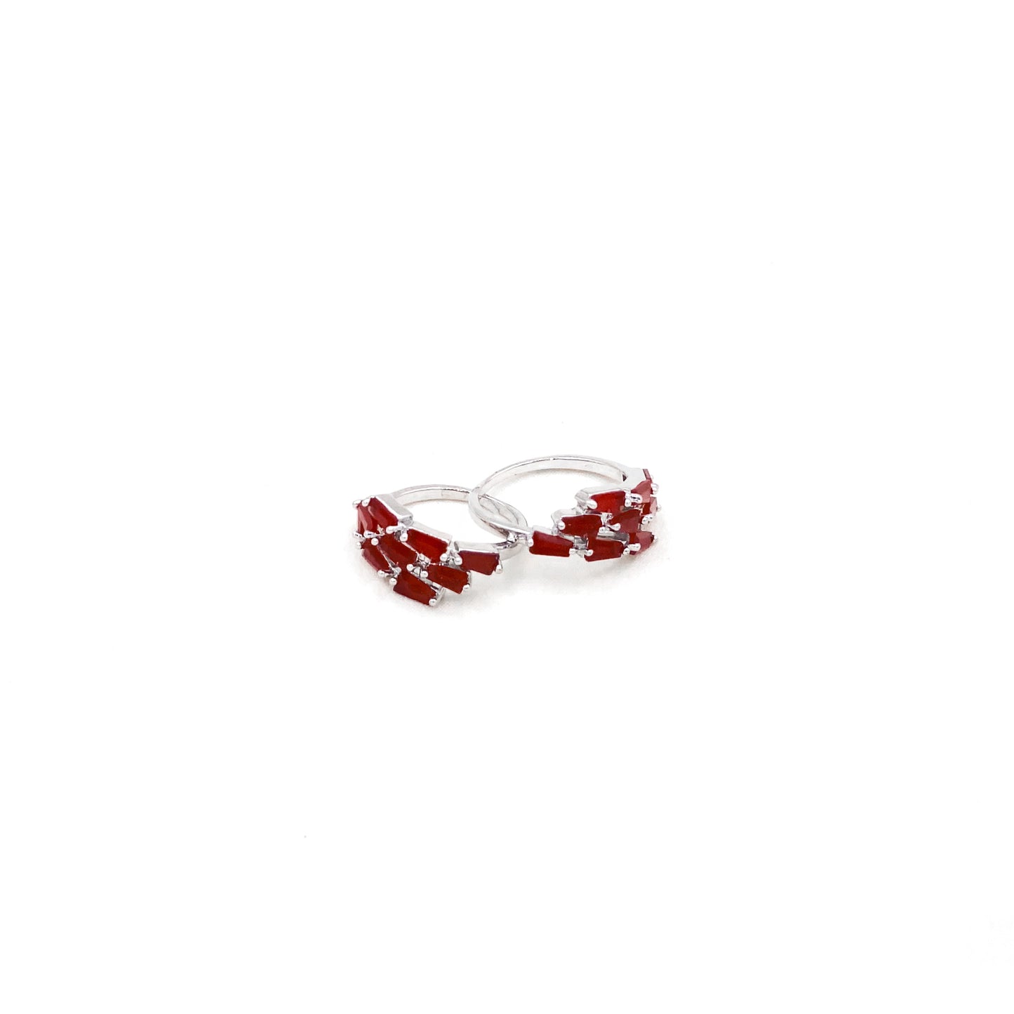 Baguette Garnet Ring
