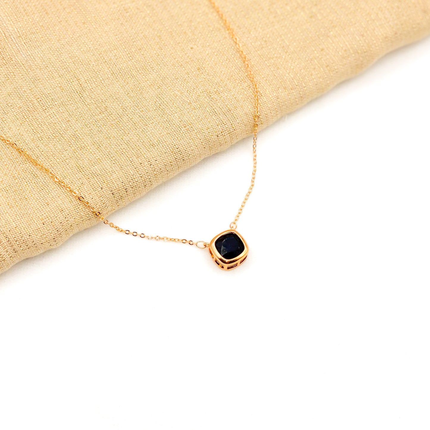 Nova Black Crystal Locket