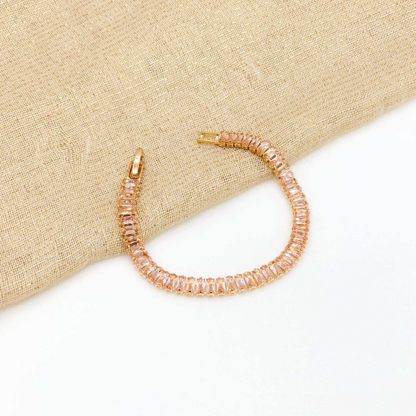 Champagne Tennis Bracelet