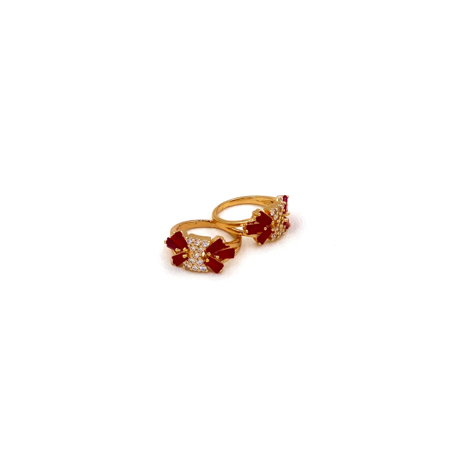 Garnet Zircon Ring