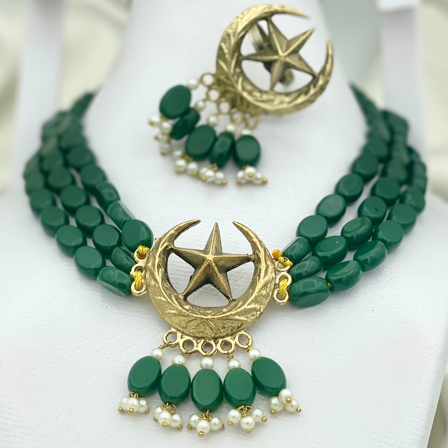 Persian Antique Necklace Ring Set