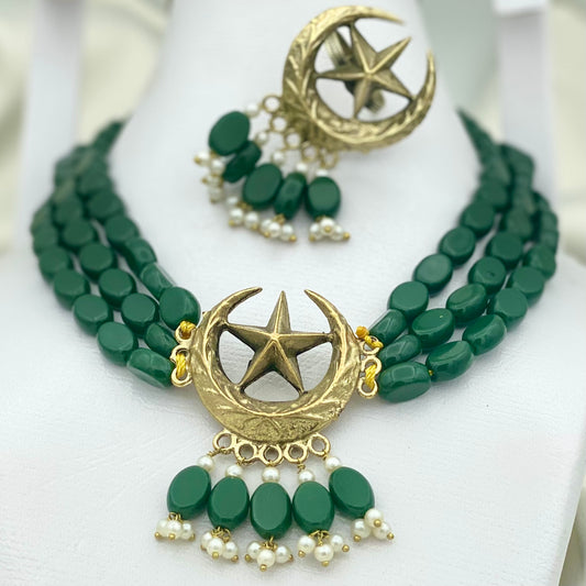 Persian Antique Necklace Ring Set