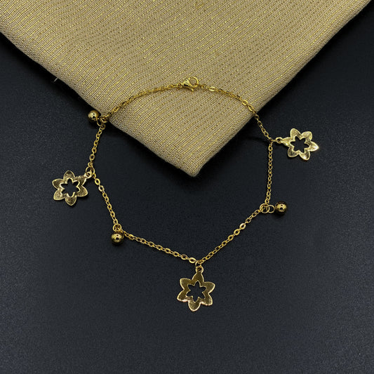 Flower Charm Bracelet