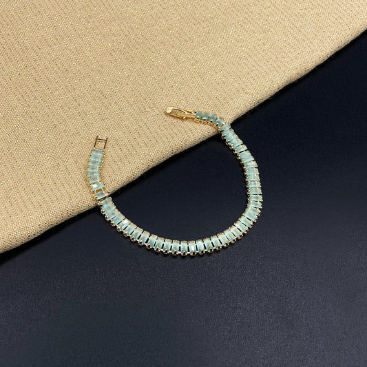 Mint Green Tennis Bracelet