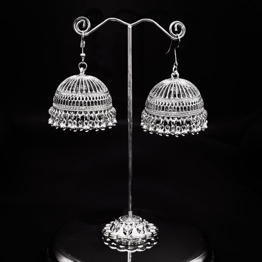 Vintage Jhumka - Silver