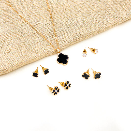 Clover Leaf Bundle Set - Black