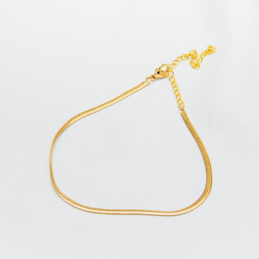 Snake Anklet - Gold